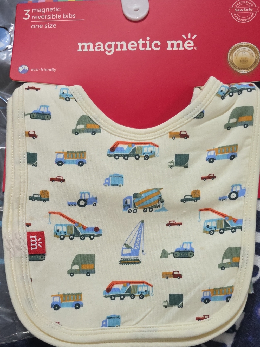 @Magnetic Me Dumps Like A Truck Magnetic 3pk Bib